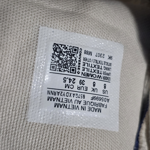 CONVERSE - Hightop Platform Converse blue - Picture 5 of 7